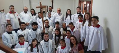 Novenas em CelebraÃ§Ã£o aos 40 Anos da Comunidade de Nossa Senhora do PerpÃ©tuo Socorro, no Bairro Cristo Rei tem reunido centenas de devotos